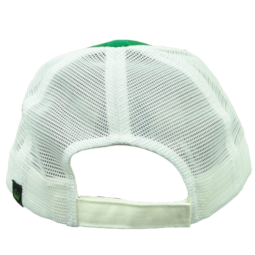 How We Roll In Myrtle Beach South Carolina Mesh Green White Adjustable Hat Cap
