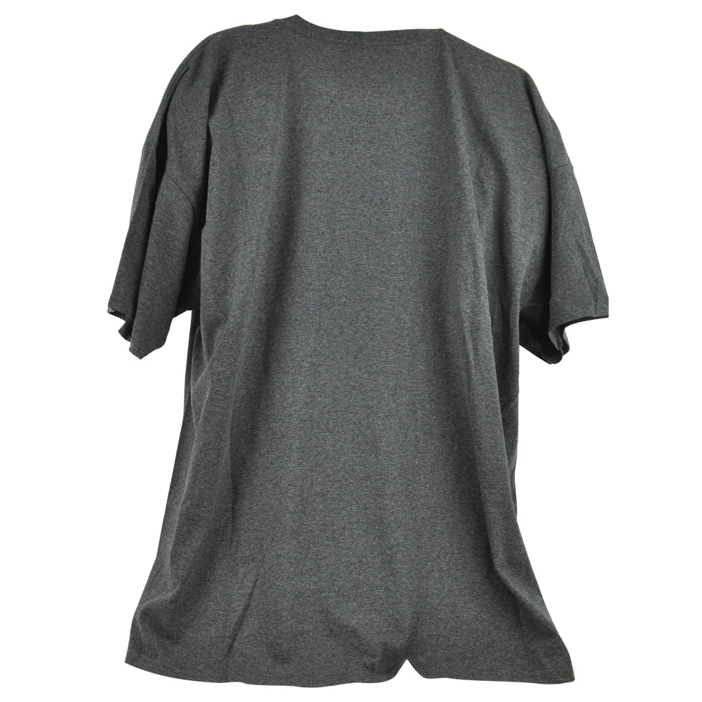 USA Powerlifting Gym Weight Charcoal Crew Neck Short Sleeve Tshirt Tee