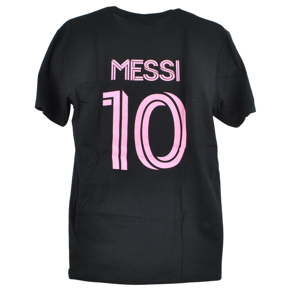 MLS Sports Inter Miami Lionel Messi #10 Black Soccer Futbol Men Tshirt Tee