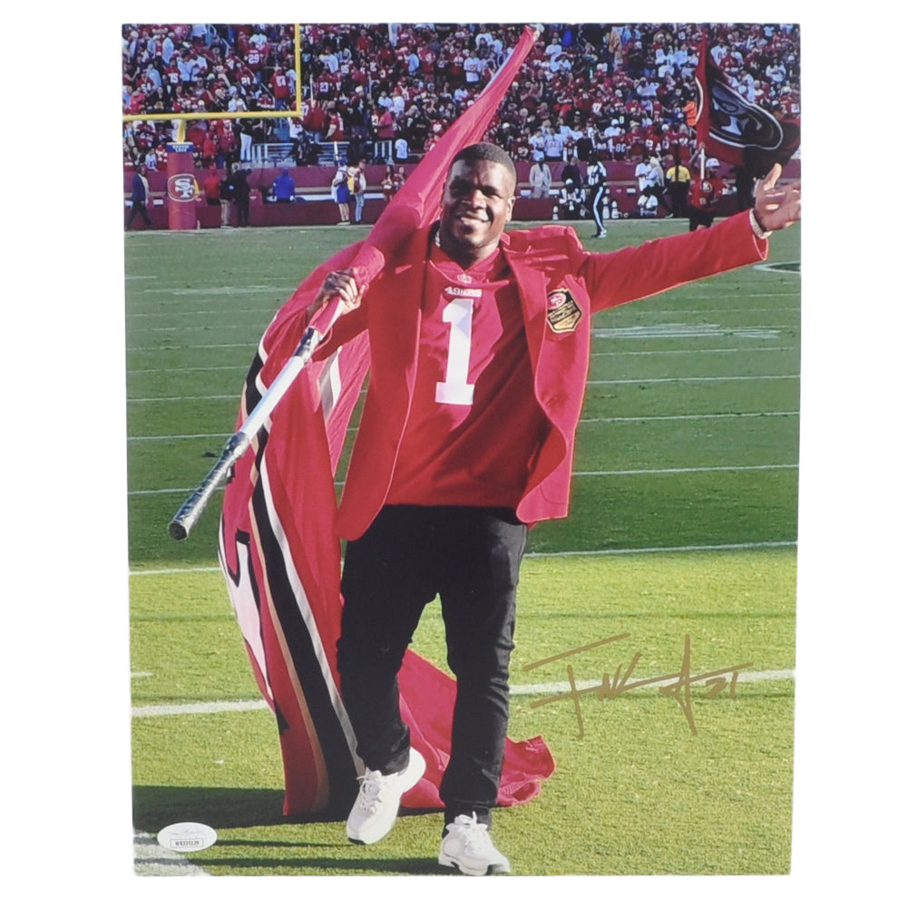 NFL San Francisco 49ers Frank Gore #1 11x14 Autograph Signed Photograph JSA