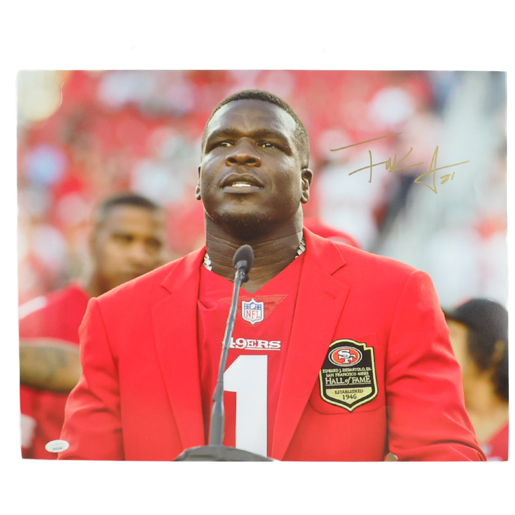 NFL San Francisco 49ers Frank Gore #21 16x20 Autograph Signed Photograph JSA HOF