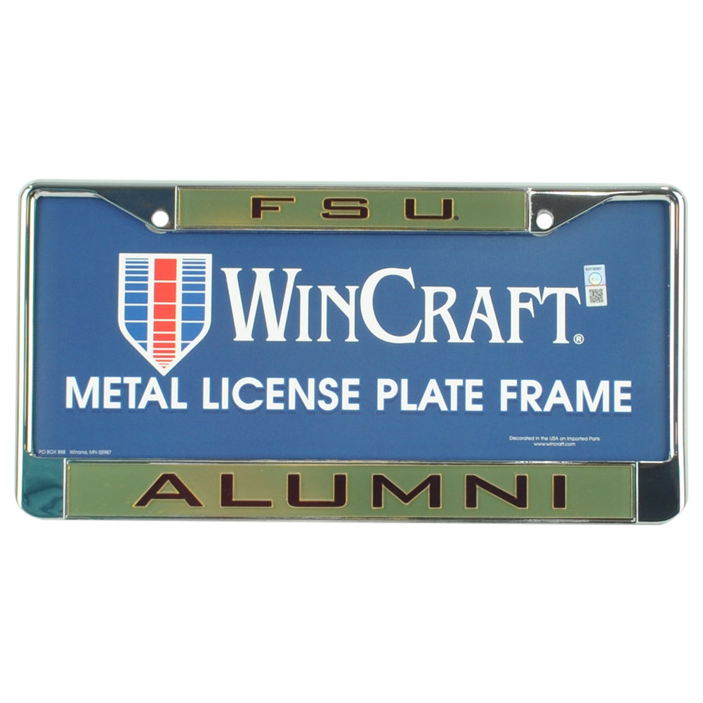 NCAA FSU Florida Seminoles Alumni Metal Auto Tag Frame Car License Plate Sports