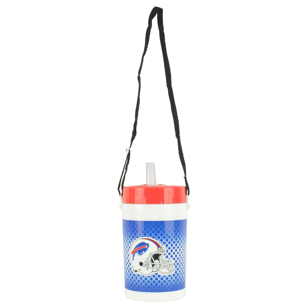 NFL Buffalo Bills Football 35oz Plastic Cup Bottle Retro Fun Fan Sports