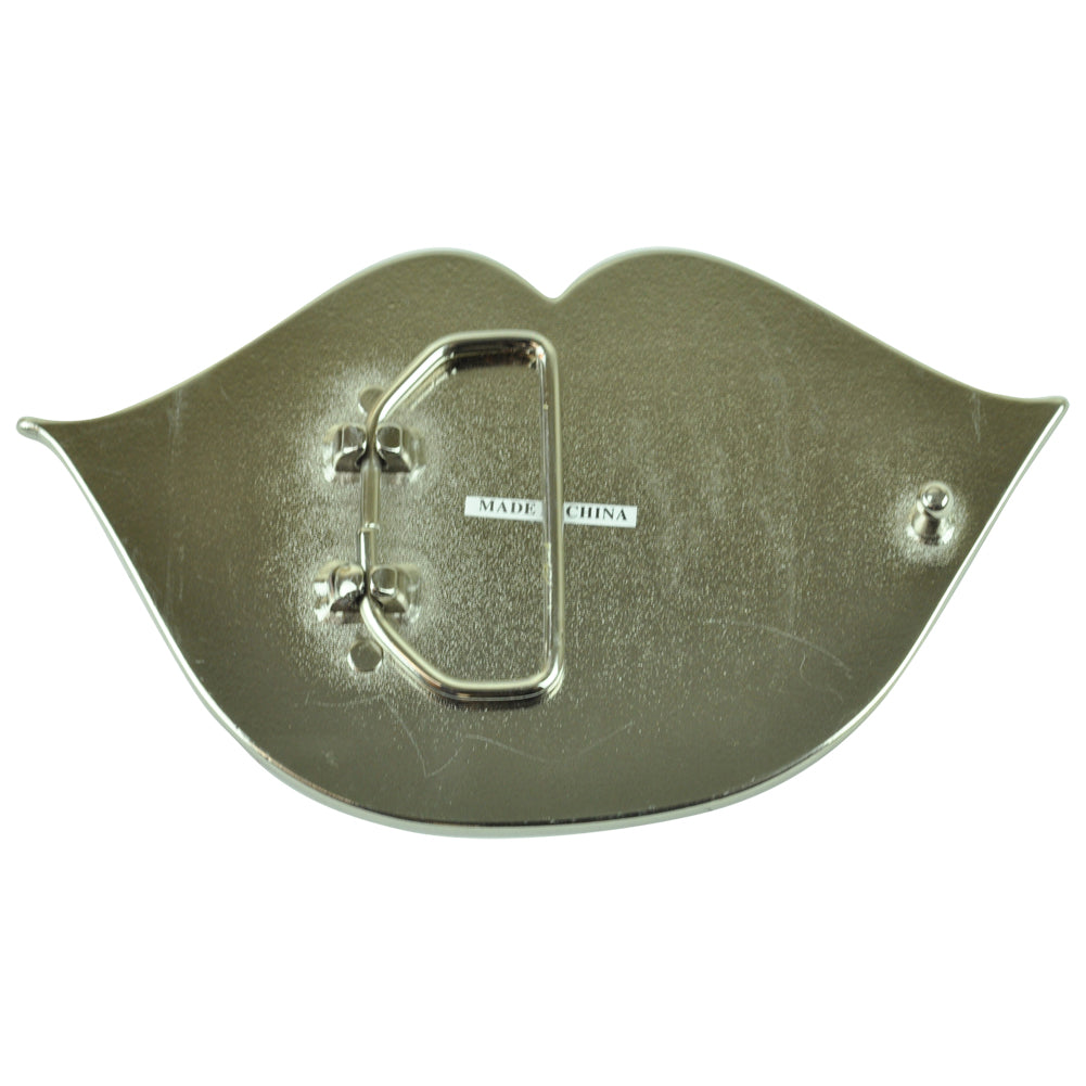 D*** Sucking Lips DSL Metal Enameled Belt Buckle Funny Cool Sexual Joke Sex Red
