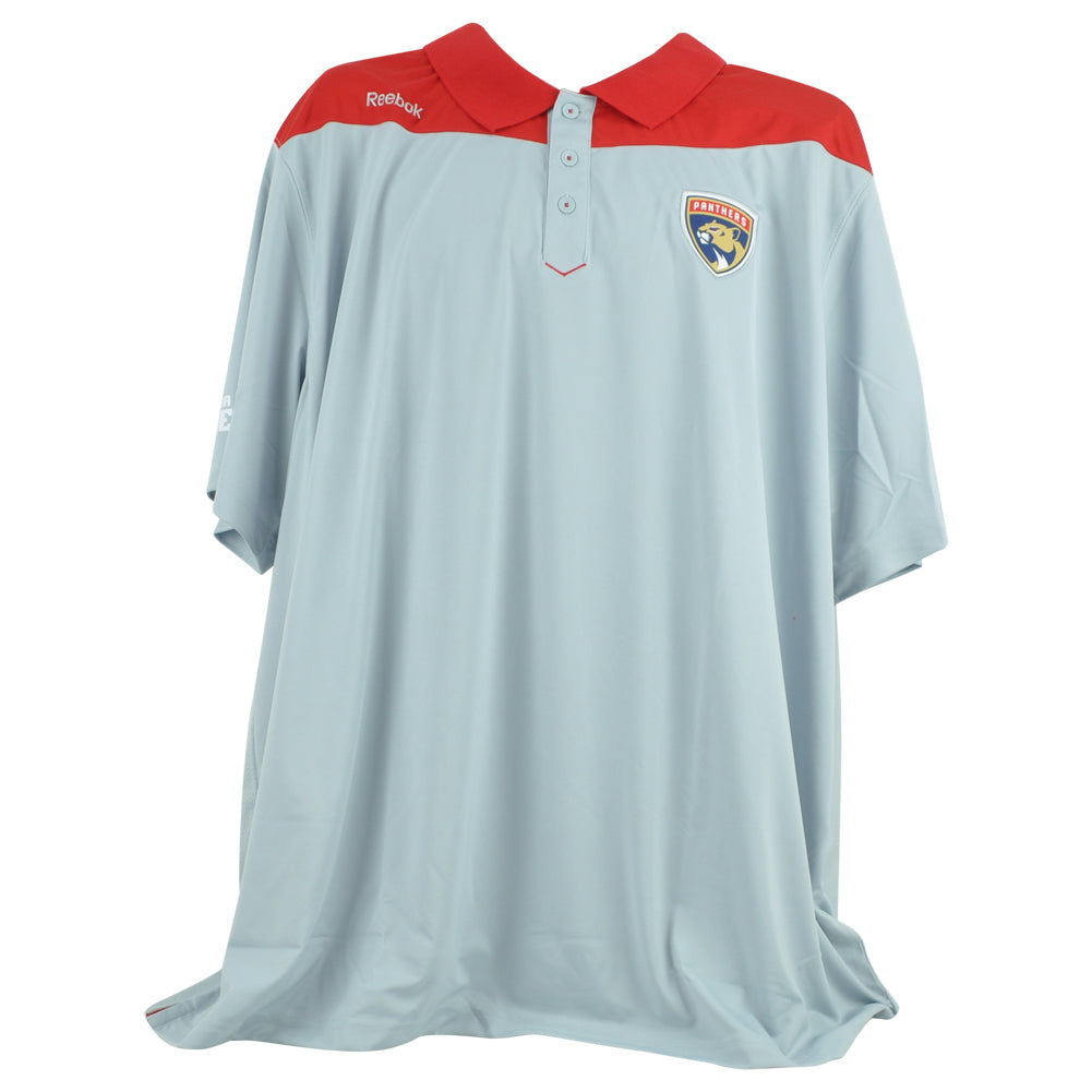 NHL Reebook Florida Panthers Hockey Adults Men Short Sleeve Polo Tshirt