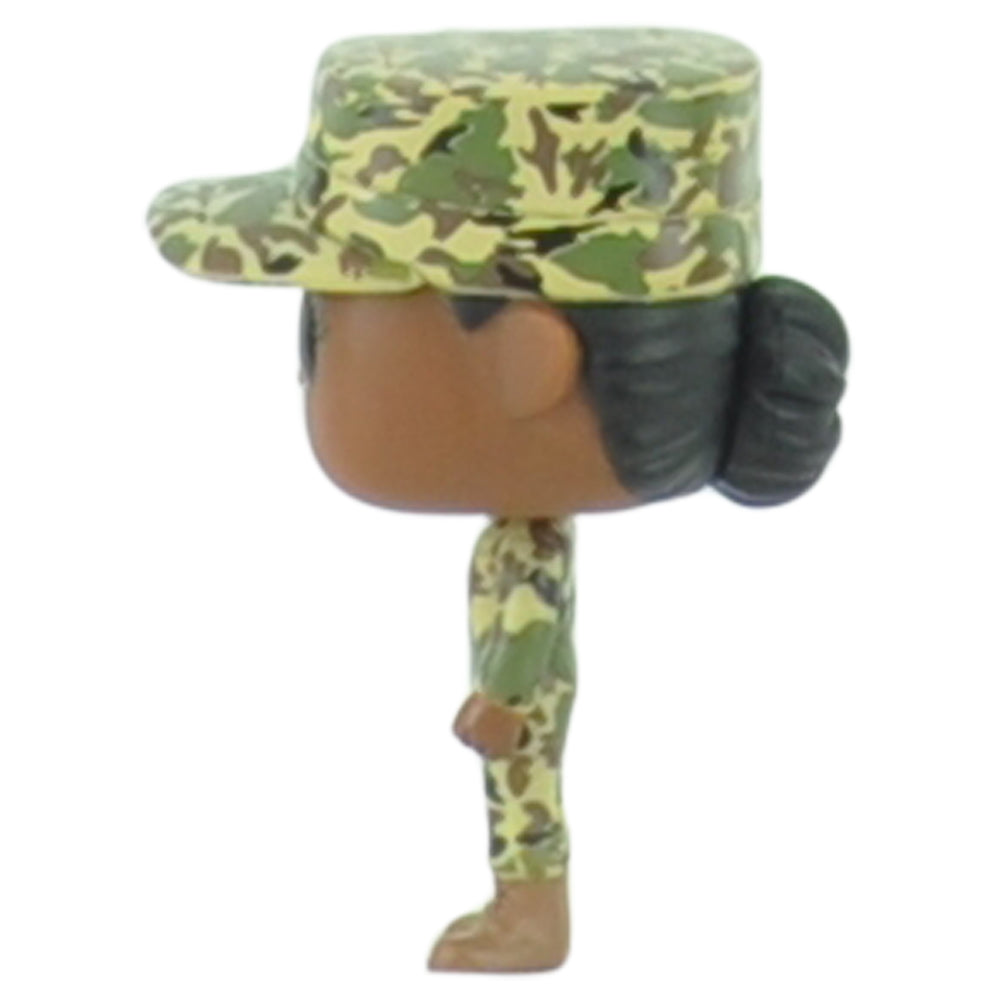 Funko Pop! Female U.S. Air Force USAF Airman Proud Vinyl Figurine Dark Hair Camo