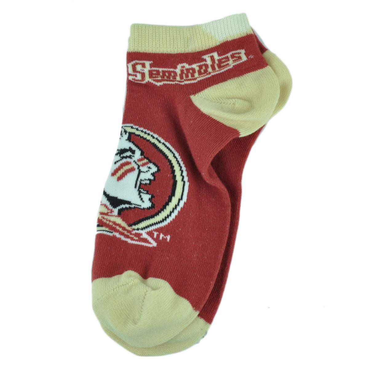 NCAA Florida State Seminoles Womens Socks Ankle 6-11 Burgundy Game Day