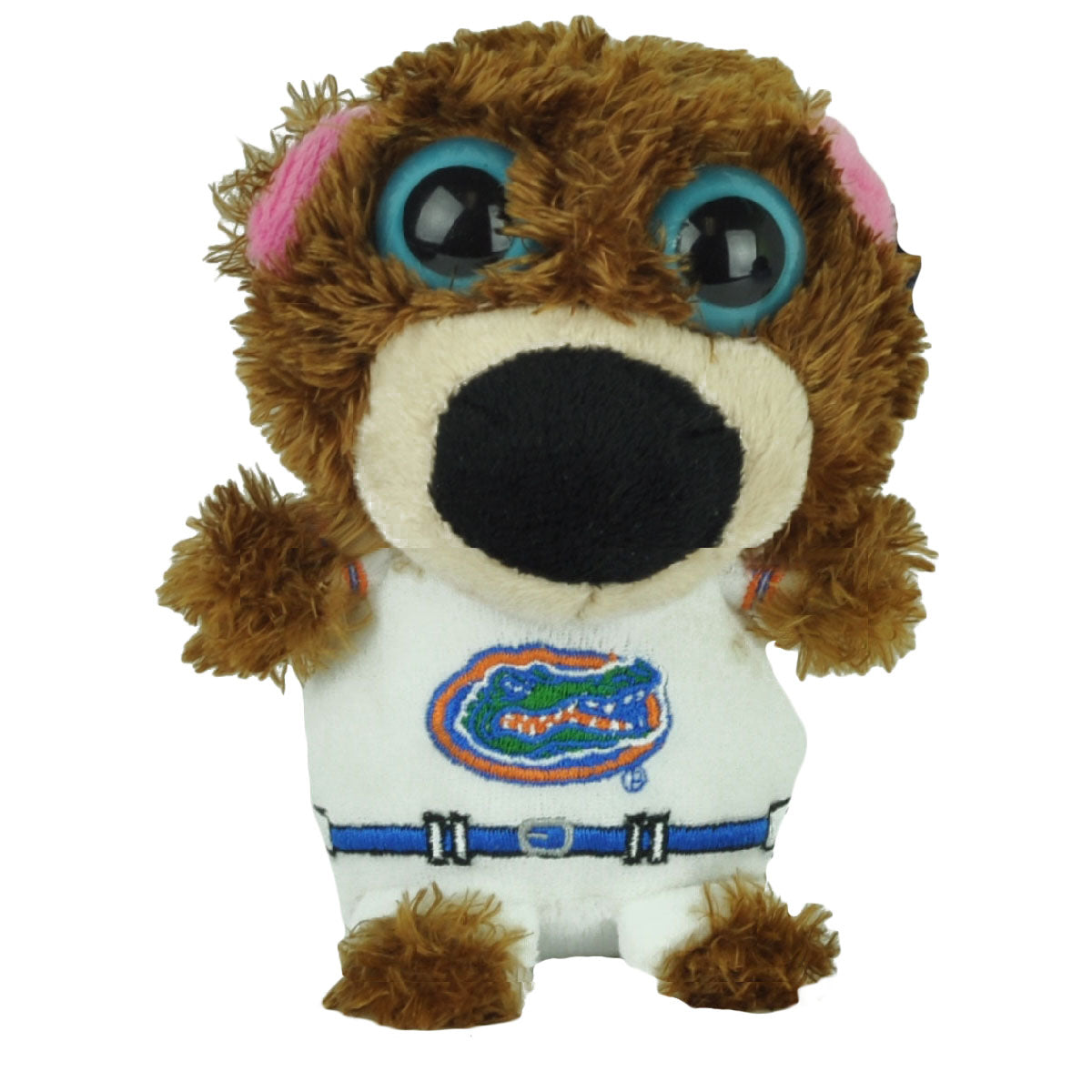 NCAA Florida Gators Teddy Big Eyes 6in Fluffy Gift Sport Fan Brown White