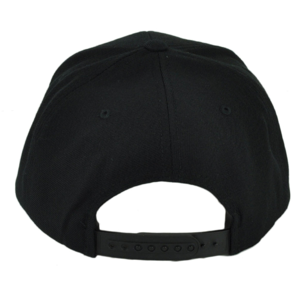 Power Star Branding Logo PBS Flat Bill Snapback Hat Cap Black Gray Headgear