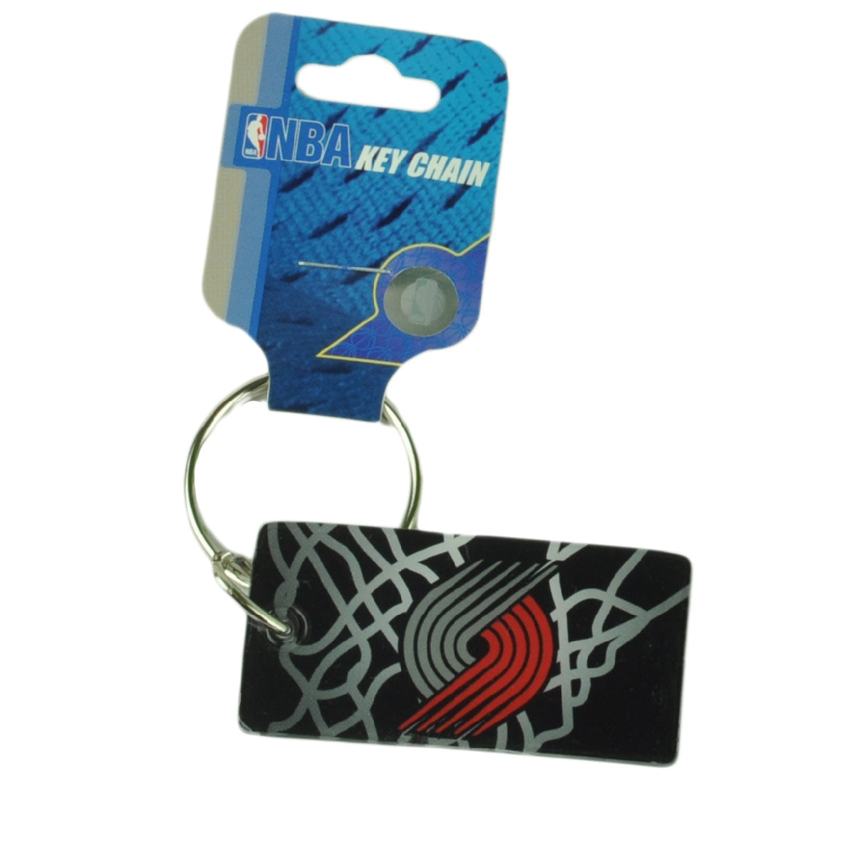 NBA Portland Trail Blazers House Work Key Chain Ring Black Red Novelty Sport