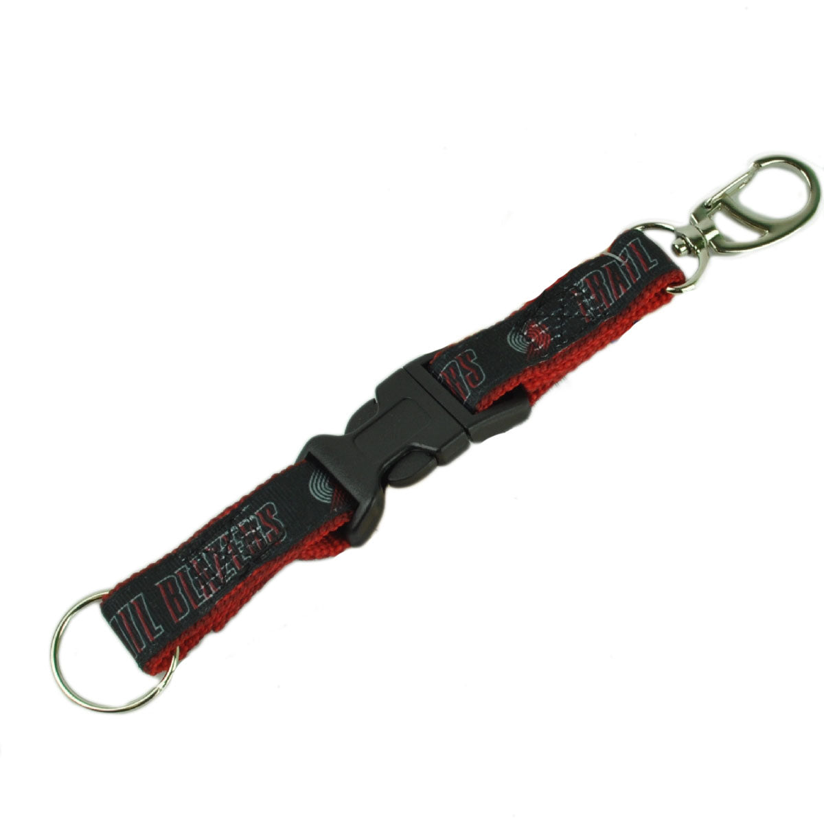 NBA Portland Trail Blazer Key Loop Detachable Holder Repeat Logo Blk Home Office
