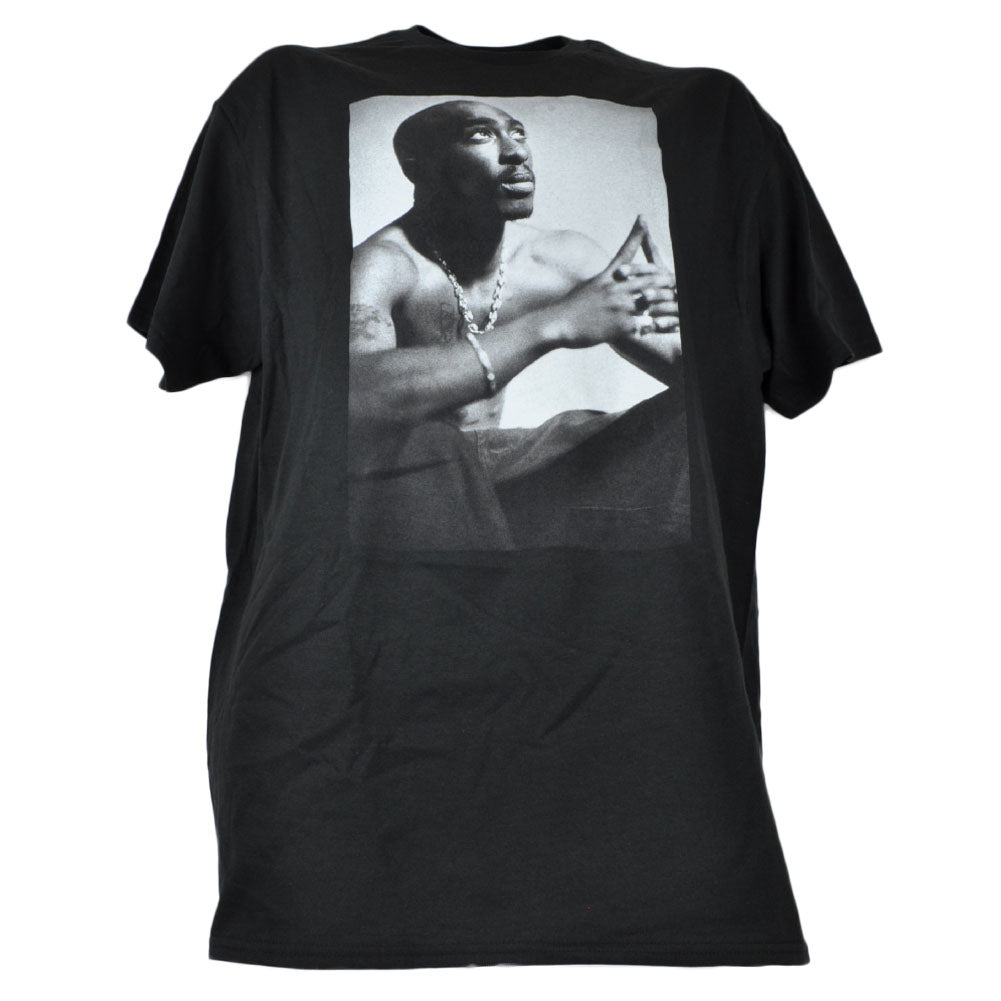 Tupac Rapper Singer Black Tshirt Tee Short Sleeve Concert Mens Adult