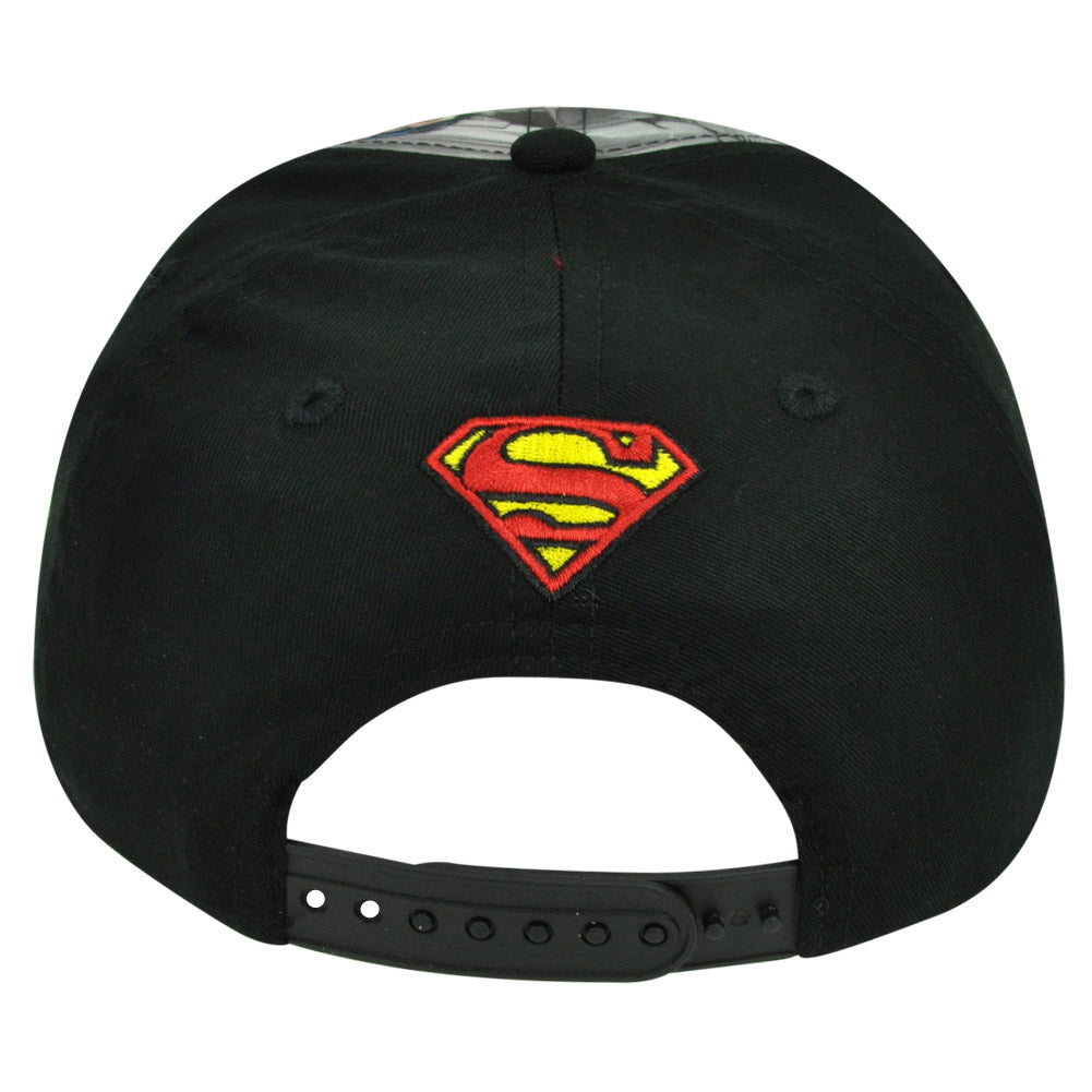 DC Comics Superman Man of Steel Hero Urban Sublimation Kids Snapback Hat Cap