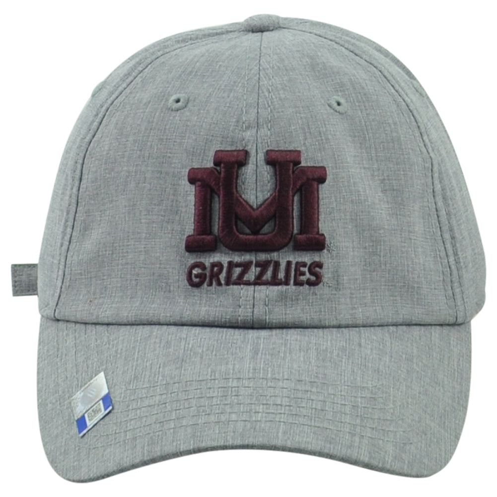 NCAA Captivating Montana Grizzlies Curved Bill Adults Adjustable Gray Hat Cap