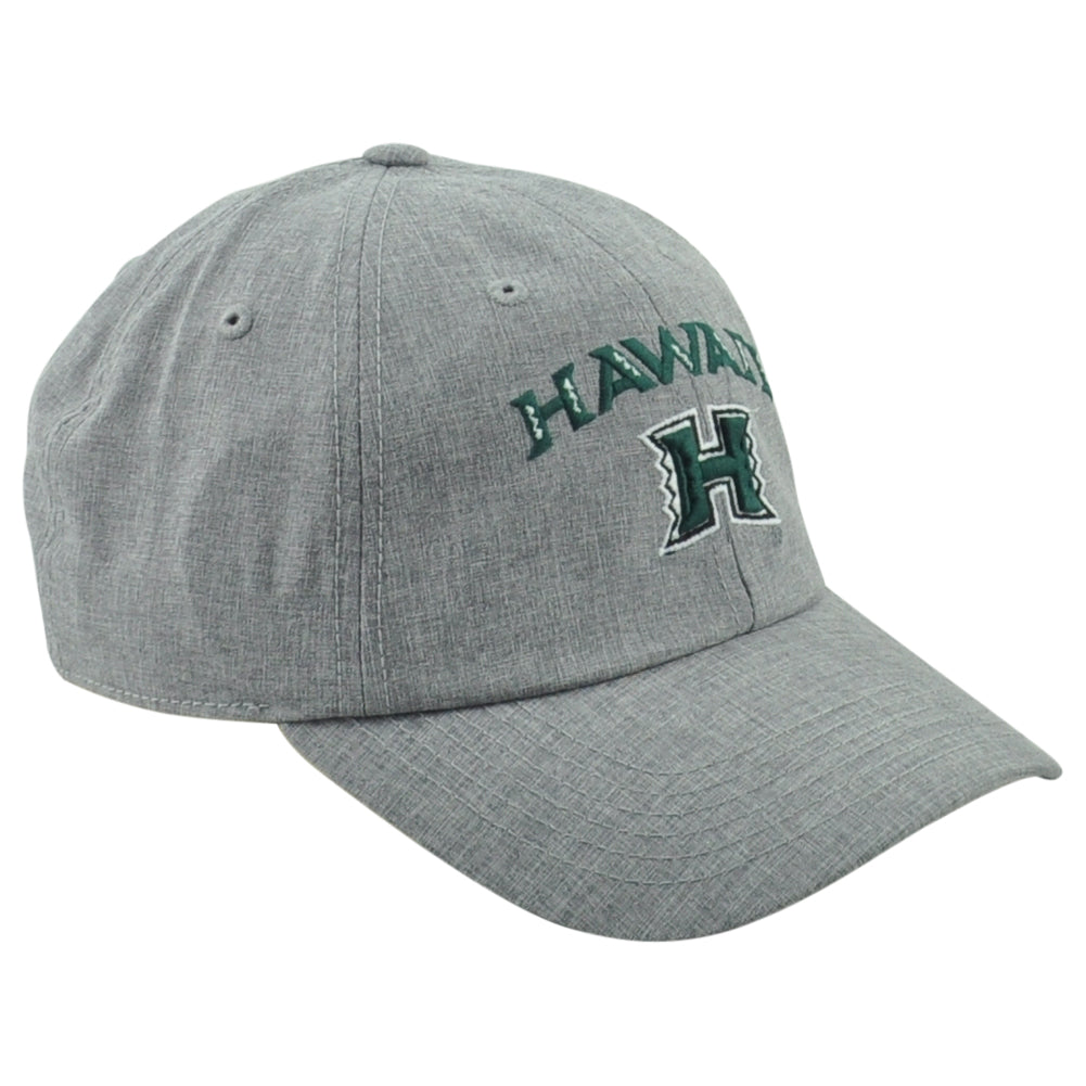 NCAA Captivating Hawaii Warriors 1907 Curved Bill Adults Adjustable Gray Hat Cap