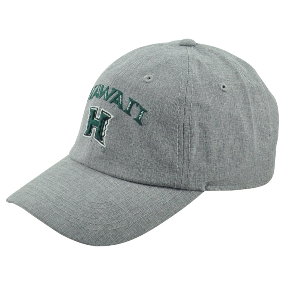 NCAA Captivating Hawaii Warriors 1907 Curved Bill Adults Adjustable Gray Hat Cap