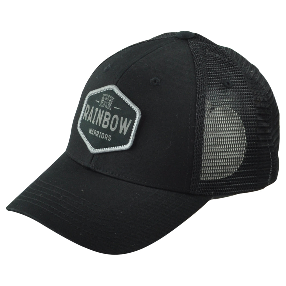 NCAA Captivating Hawaii Warriors Curved Bill Adult Snapback Trucker Mesh Hat Cap