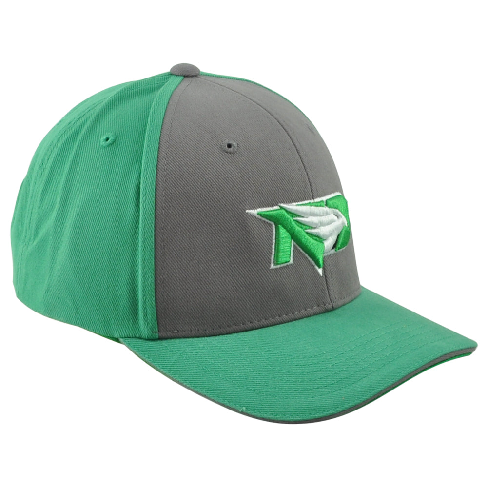 NCAA Captivating North Dakota Fighting Hawks UND Two Tone Adults Sports Hat Cap