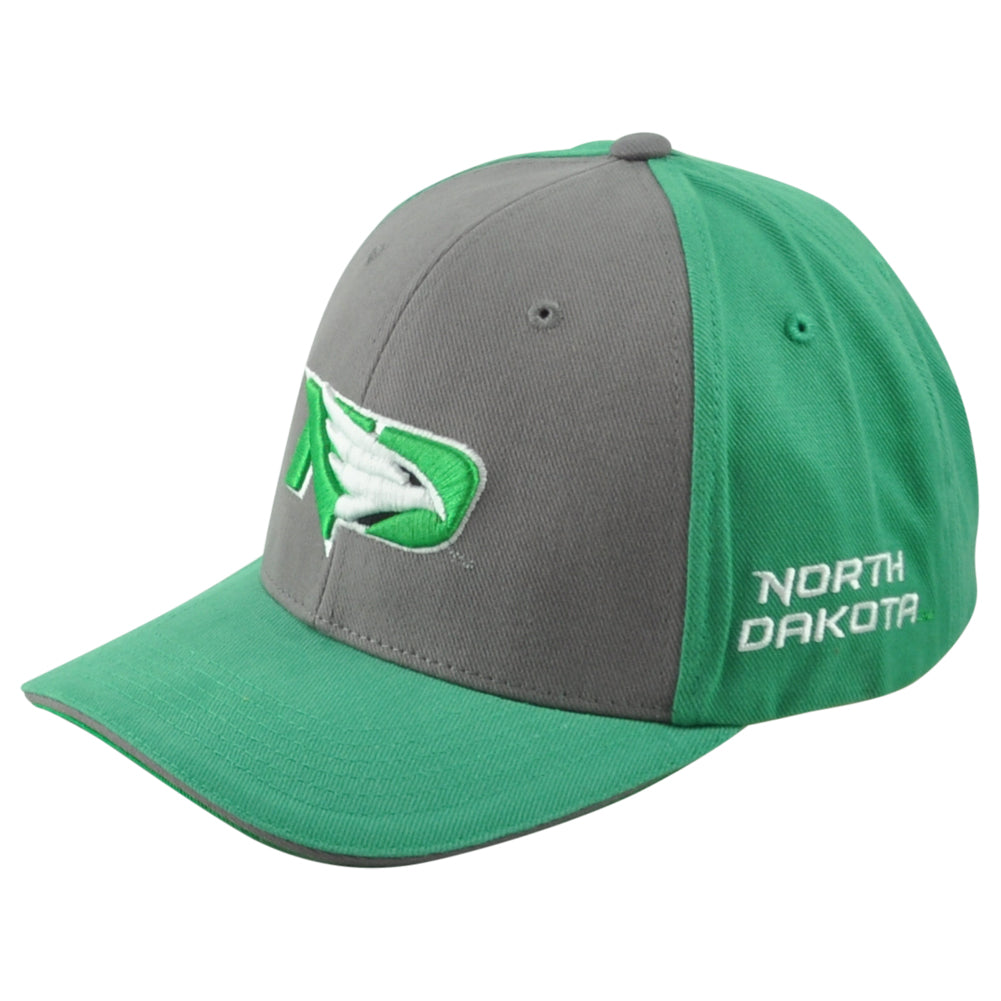 NCAA Captivating North Dakota Fighting Hawks UND Two Tone Adults Sports Hat Cap