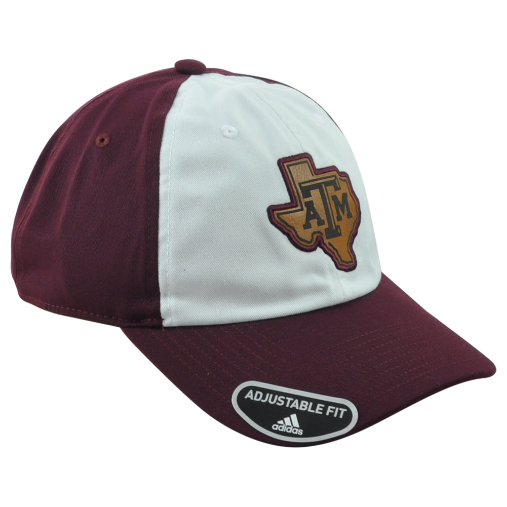 NCAA Adidas Texas A&M Aggies University Adjustable Slouch Adults Sports Hat Cap