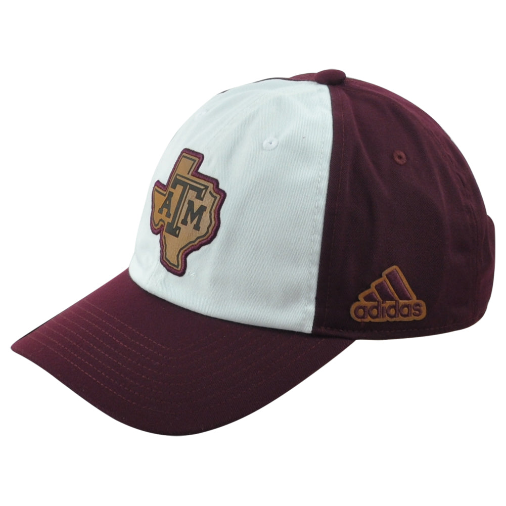 NCAA Adidas Texas A&M Aggies University Adjustable Slouch Adults Sports Hat Cap