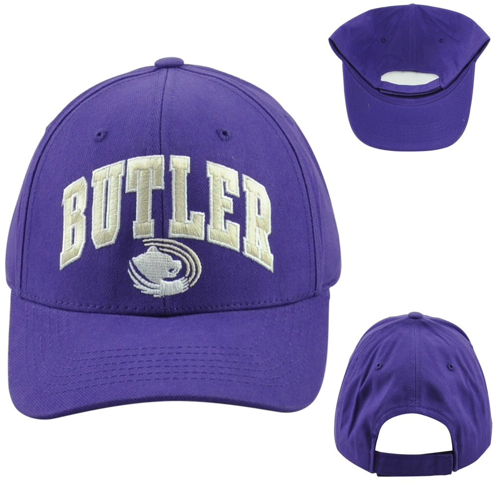 NCAA Captivating Butler Bulldogs Adult Men Adjustable Purple Constructed Hat Cap