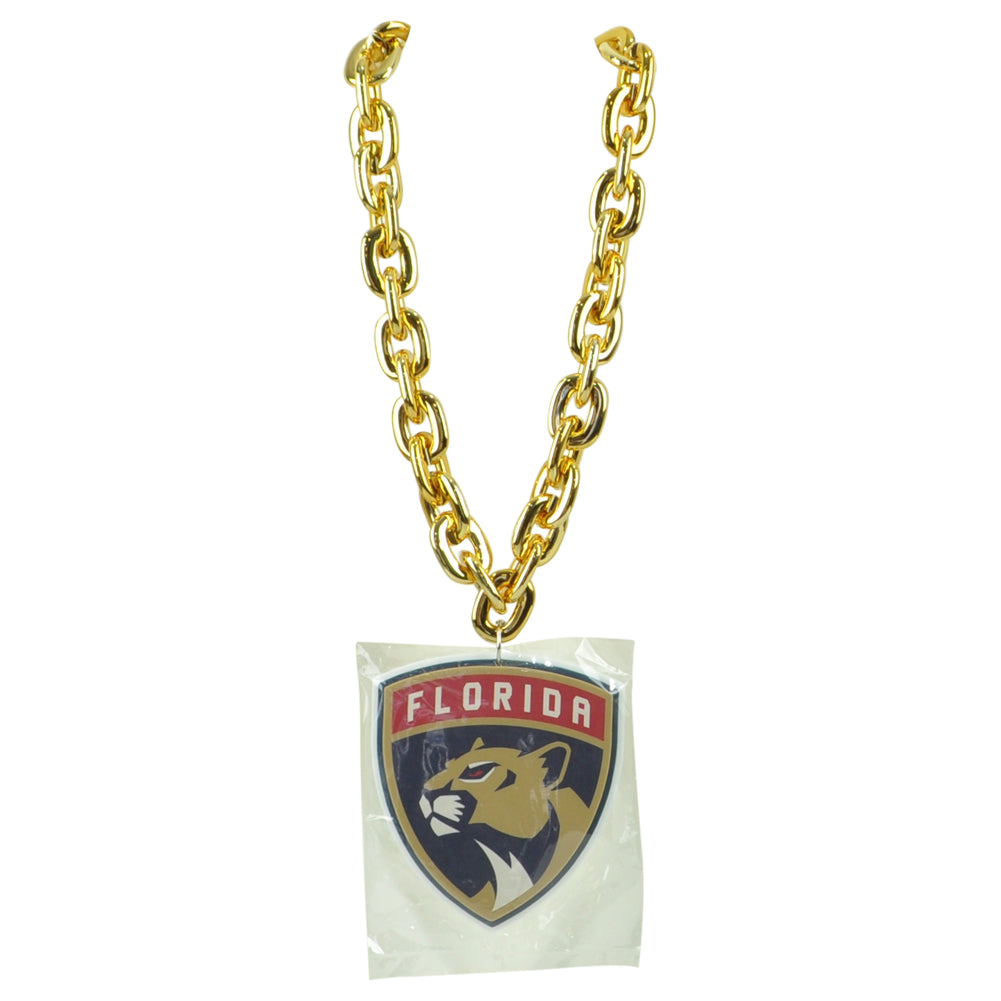 NHL Florida Panthers FanChain 3D Sign Gold Chain Accesories Sports Foam Gift