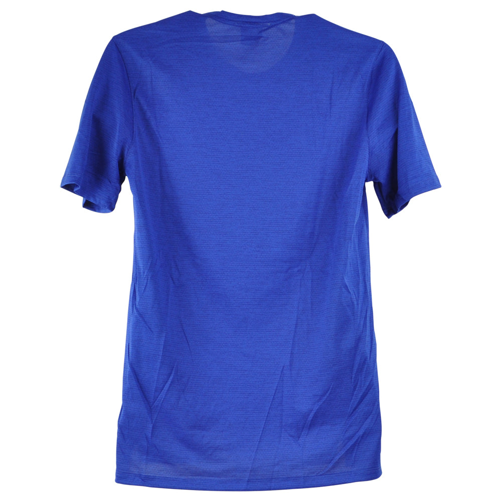 Royal Blue Dry Fit Vent Plain Solid Blank Adult Men Crew Neck Tshirt Tee X-Small