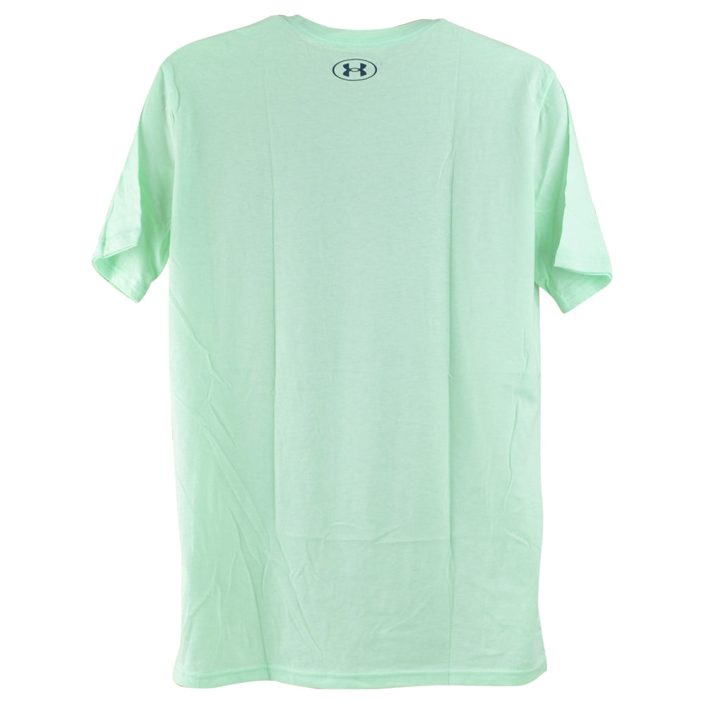 Under Armour Brand Athletes Logo Adult Men Short Sleeve Green Tshirt Tee