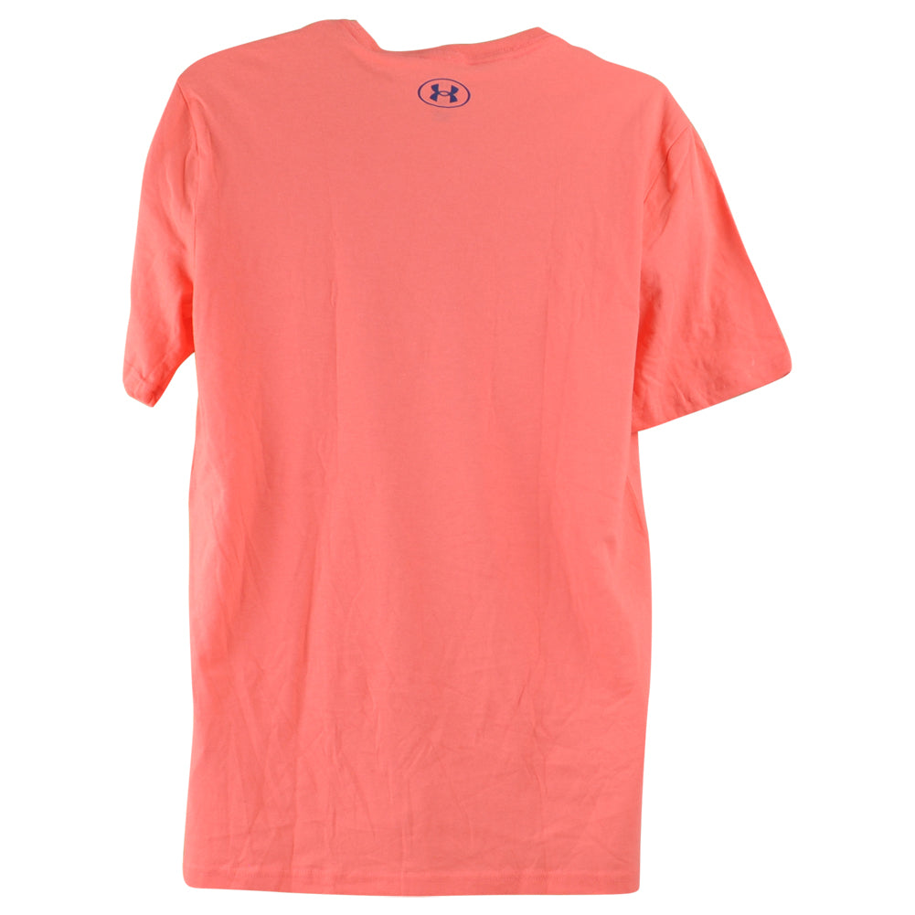 Under Armour Brand Cheat Meal Athletes Logo Adults Men Orange Tshirt Tee