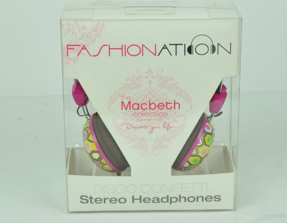 Disco Confetti Macbeth Collection Headphones Stereo Earphones MP3