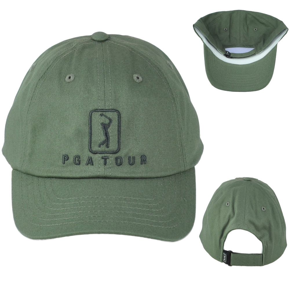 PGA Tour Golf Professional Moisture Wicking Beetle Curved Bill Adults Hat Cap