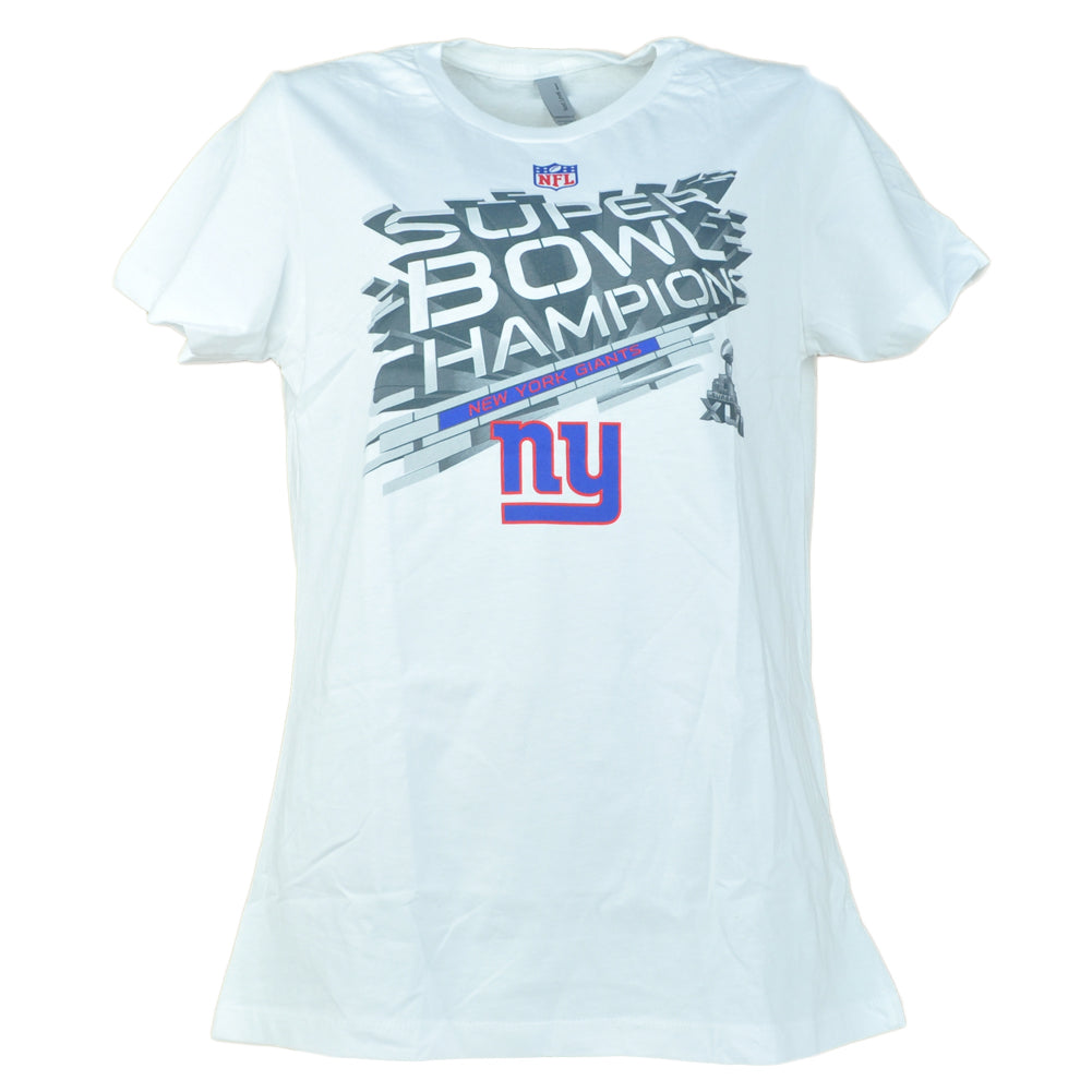 NFL Women's New York Giants Super Bowl XLVI Champions Locker Room Tee Tshirt LRG