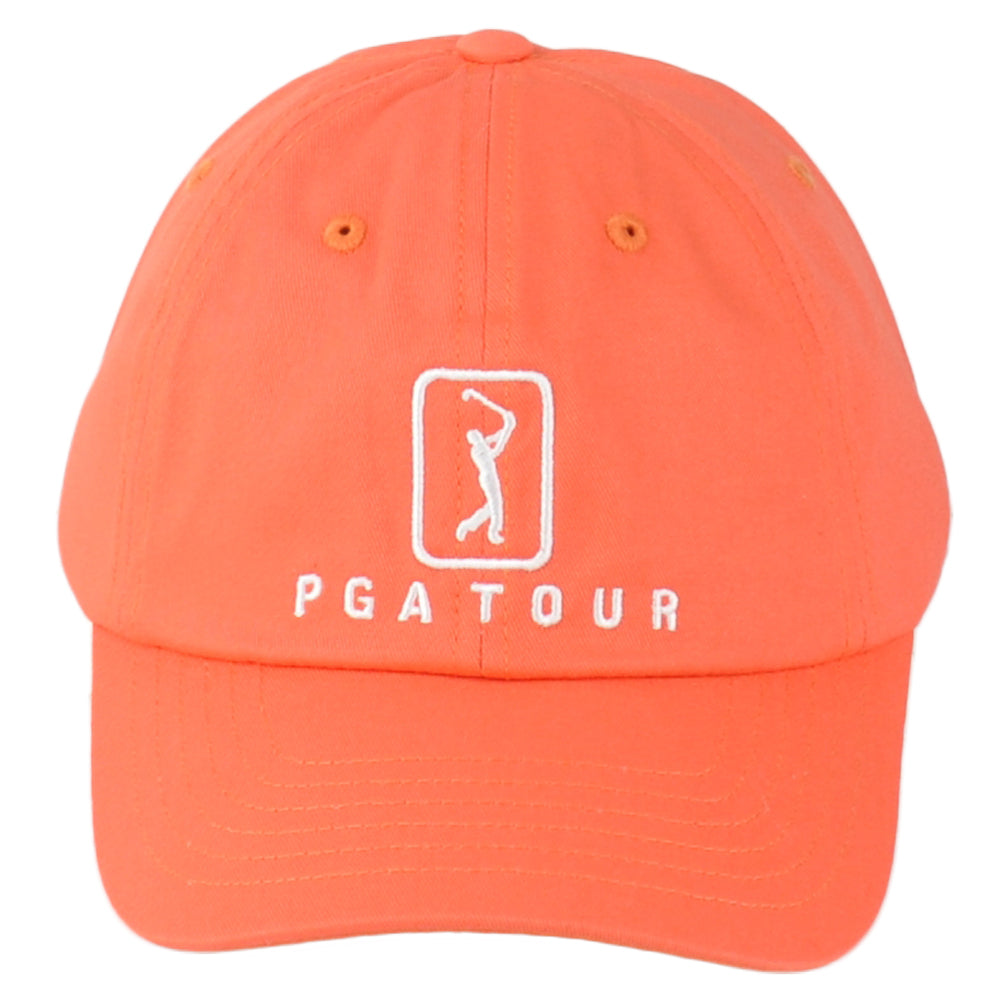 PGA Tour Golf Professional Moisture Wicking Nasturtium Curved Bill Adult Hat Cap
