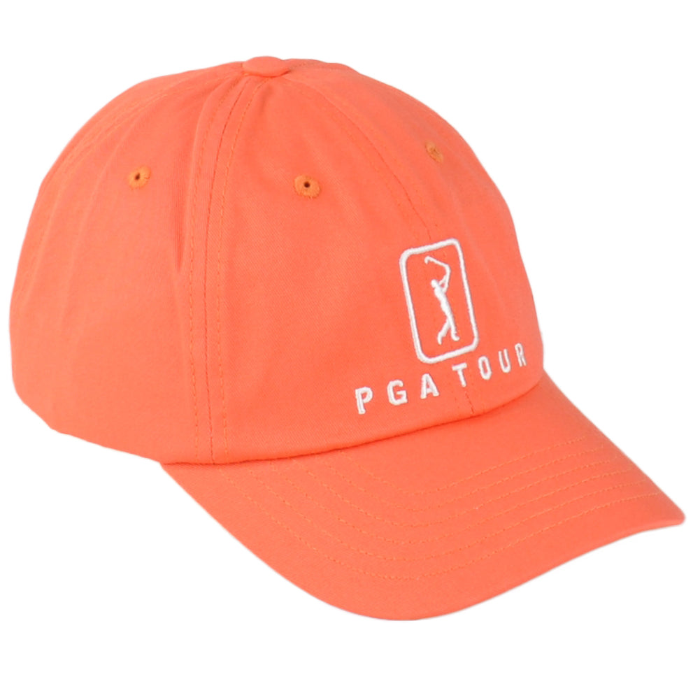 PGA Tour Golf Professional Moisture Wicking Nasturtium Curved Bill Adult Hat Cap