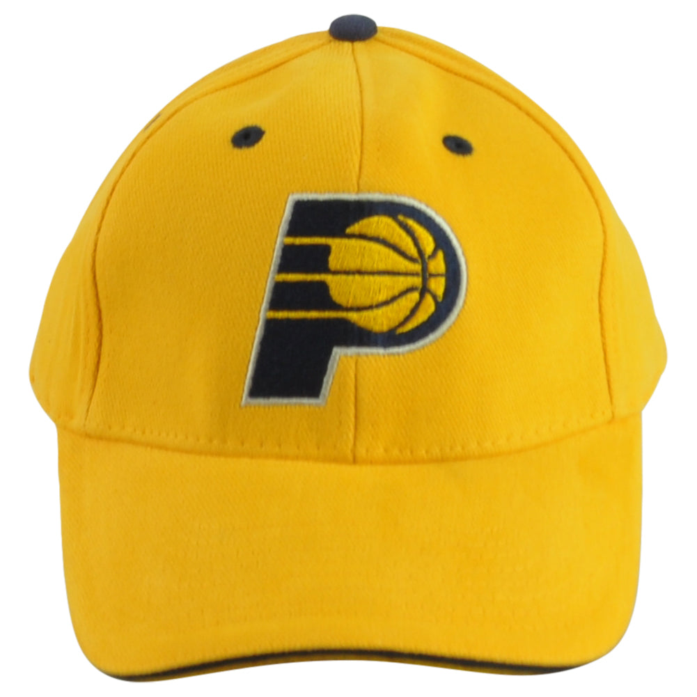 NBA Elevation Indiana Pacers XZ176 Yellow Adults Curved Bill Adjustable Hat Cap