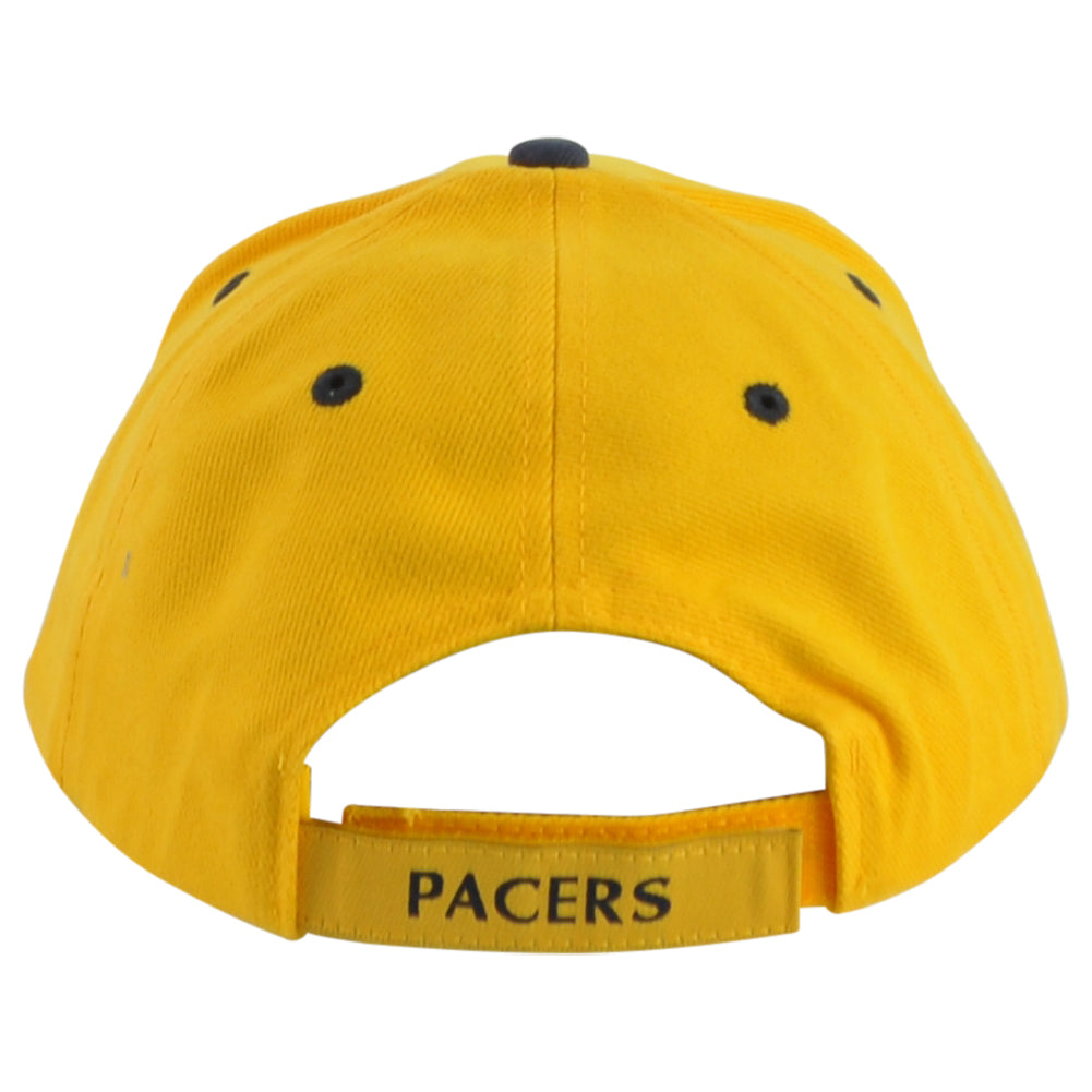 NBA Elevation Indiana Pacers XZ176 Yellow Adults Curved Bill Adjustable Hat Cap
