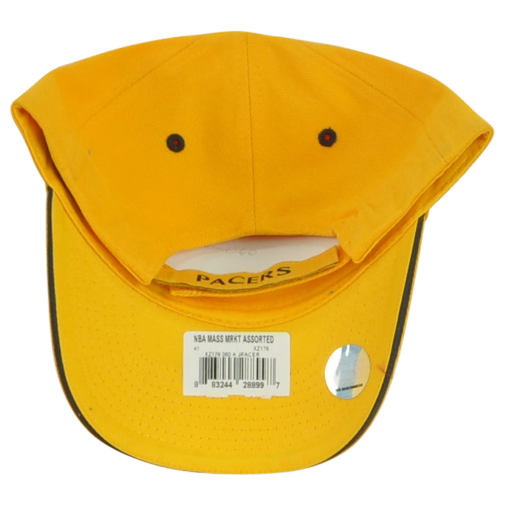 NBA Elevation Indiana Pacers XZ176 Yellow Adults Curved Bill Adjustable Hat Cap