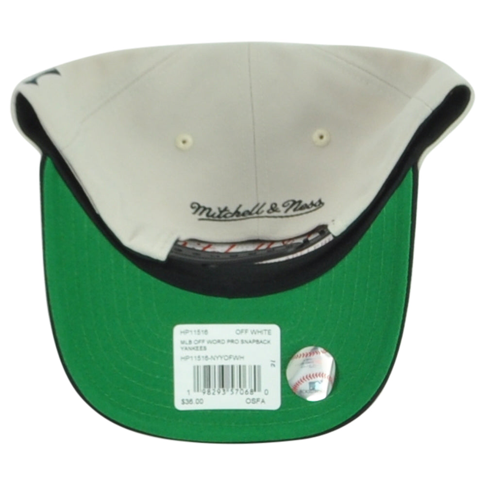 MLB Mitchell Ness New York Yankees Word Pro HP11516 Snapback Adults Hat Cap