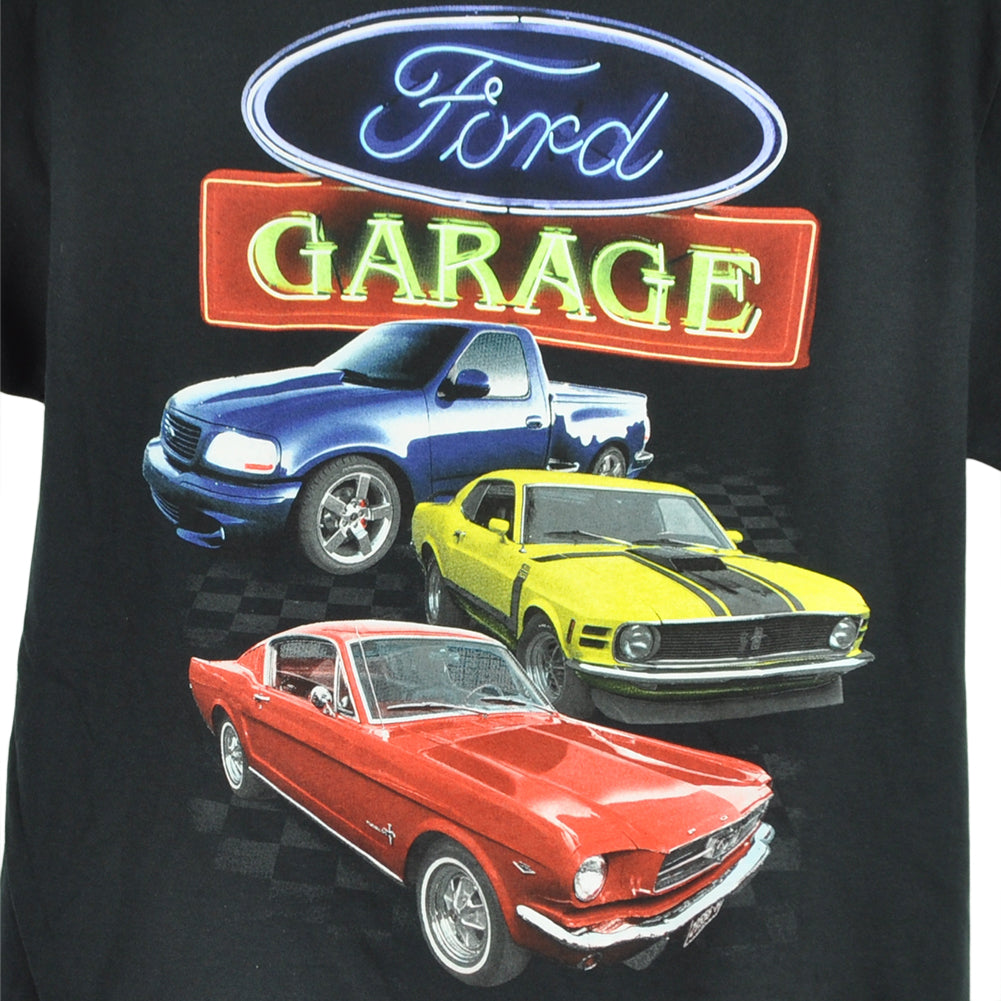 Ford Garage Car Racing Truck Automobile Black Short Sleeve Men Tshirt Tee