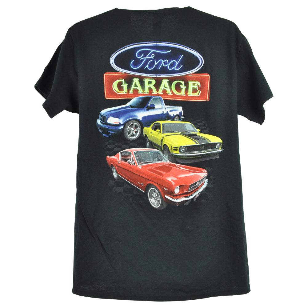 Ford Garage Car Racing Truck Automobile Black Short Sleeve Men Tshirt Tee
