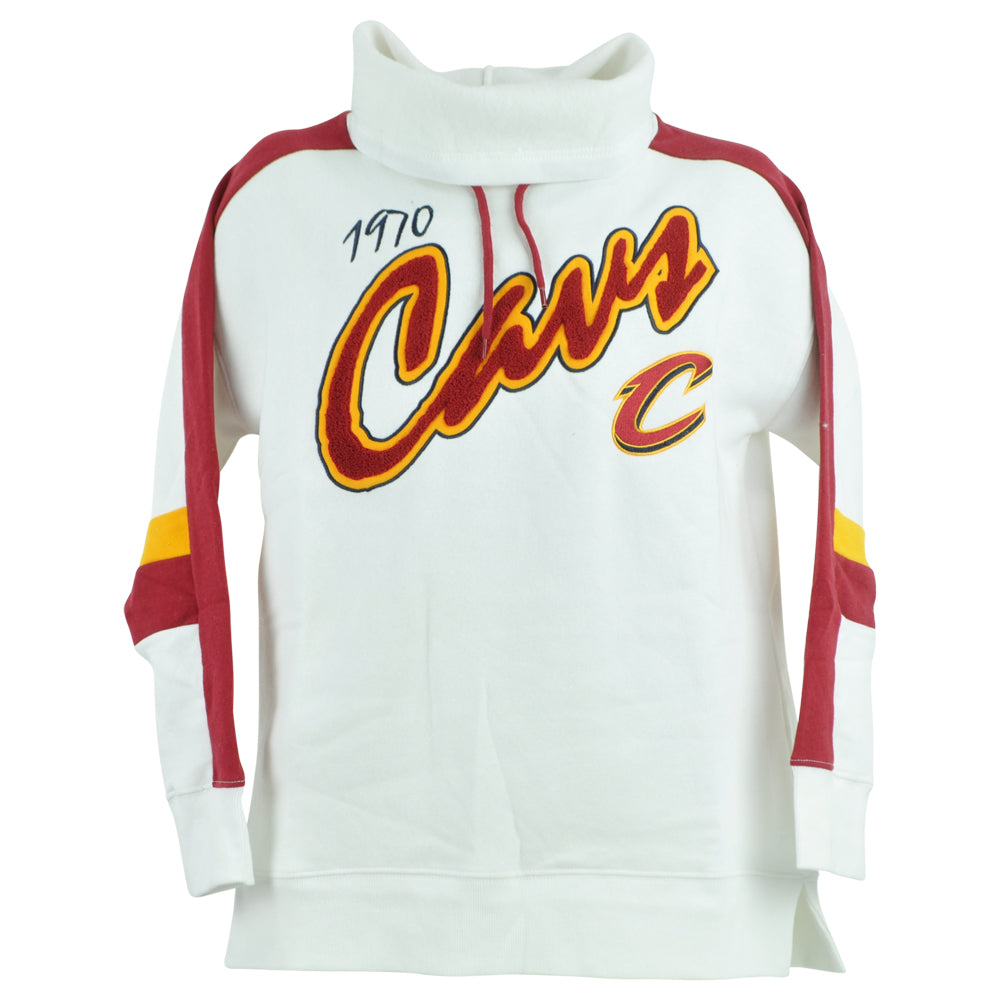NBA Cleveland Cavaliers 1970 Sweater Pullover Sweatshirt High Neck Womens