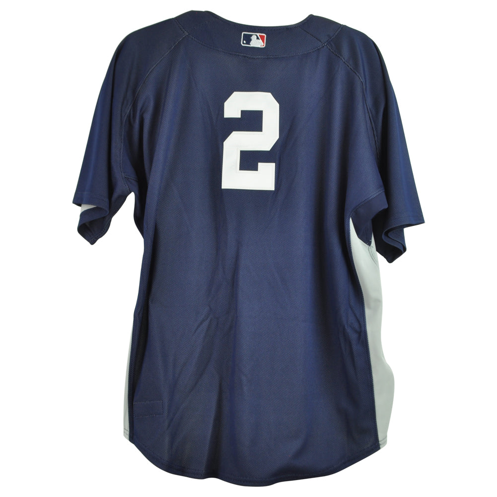 MLB Mitchell & Ness New York Yankees Derek Jeter #2 Baseball Jersey Navy