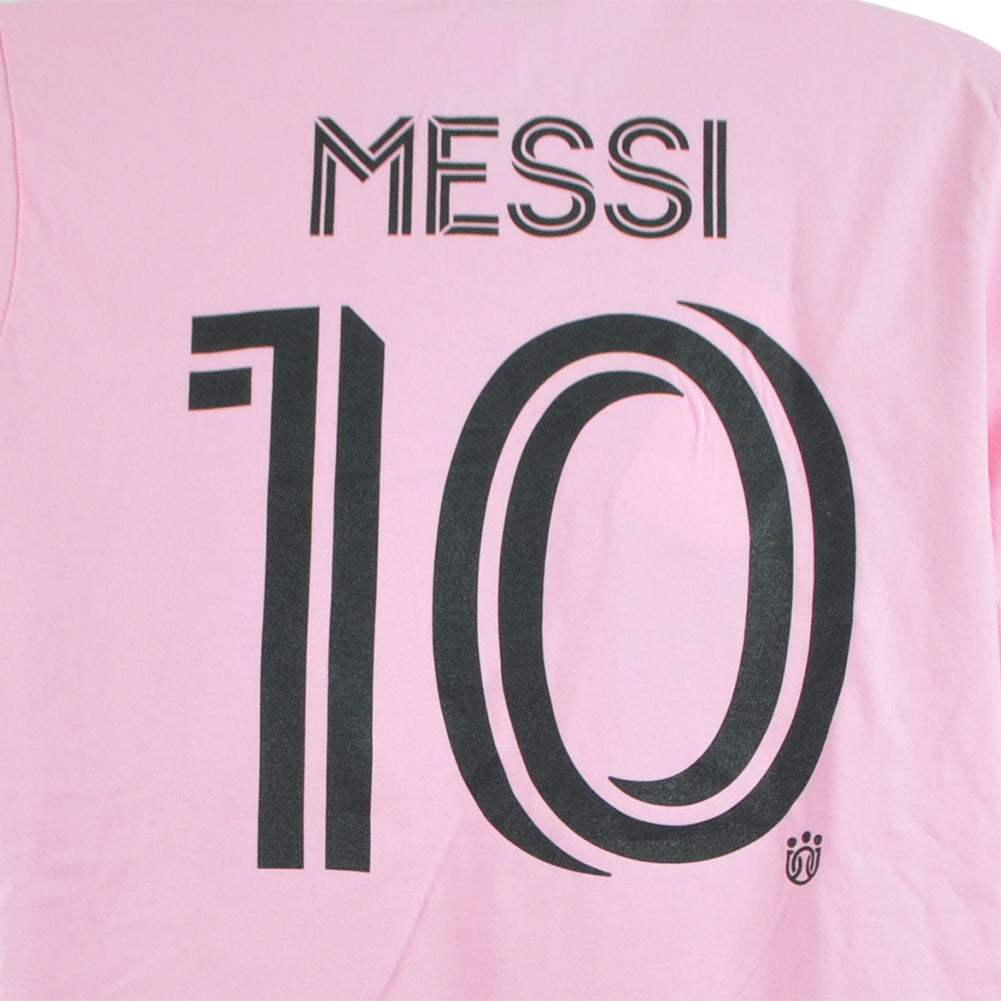 MLS Inter Miami CF Lionel Messi #10 Youth Soccer Futbol Tshirt Tee