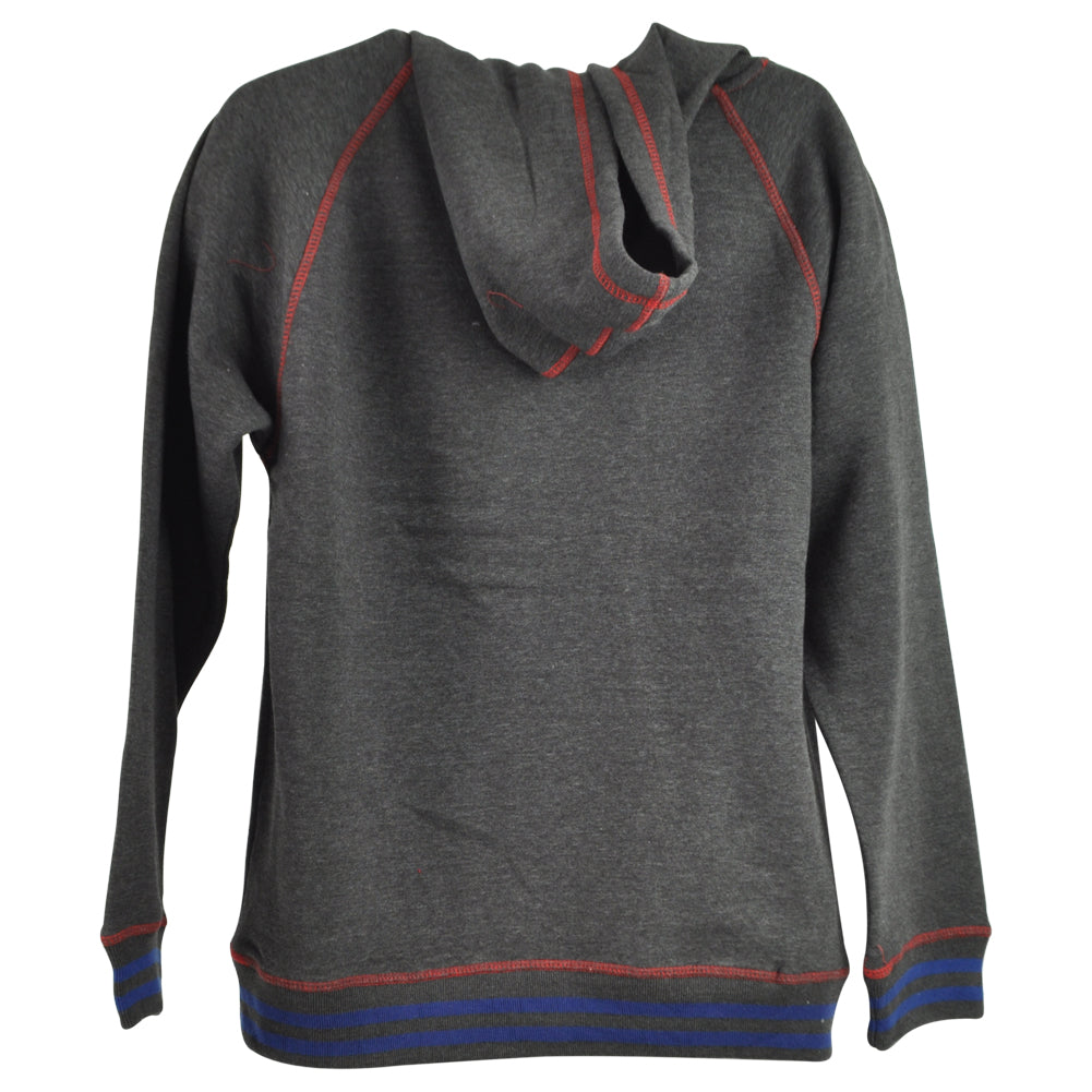 MLB Philadelphia Phillies Long Sleeve Hoodie Pullover Gray Adults Sweatshirt
