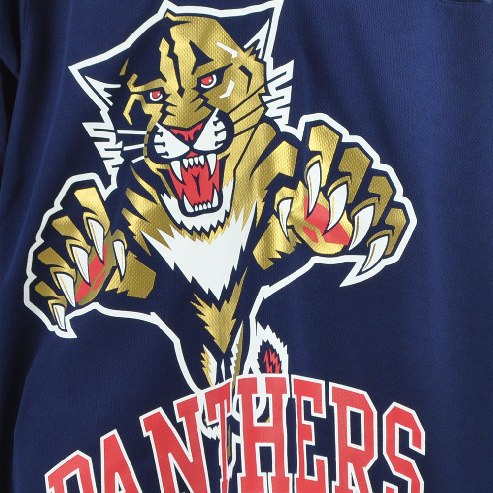 NHL Starter Florida Panthers Oversized Vintage V-Neck Navy Adults Jersey