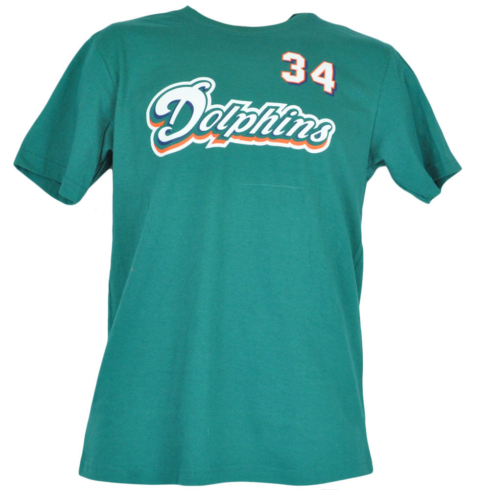 NFL Reebok Miami Dolphins Ricky Williams Youth Kids Tshirt Teal Licensed 8