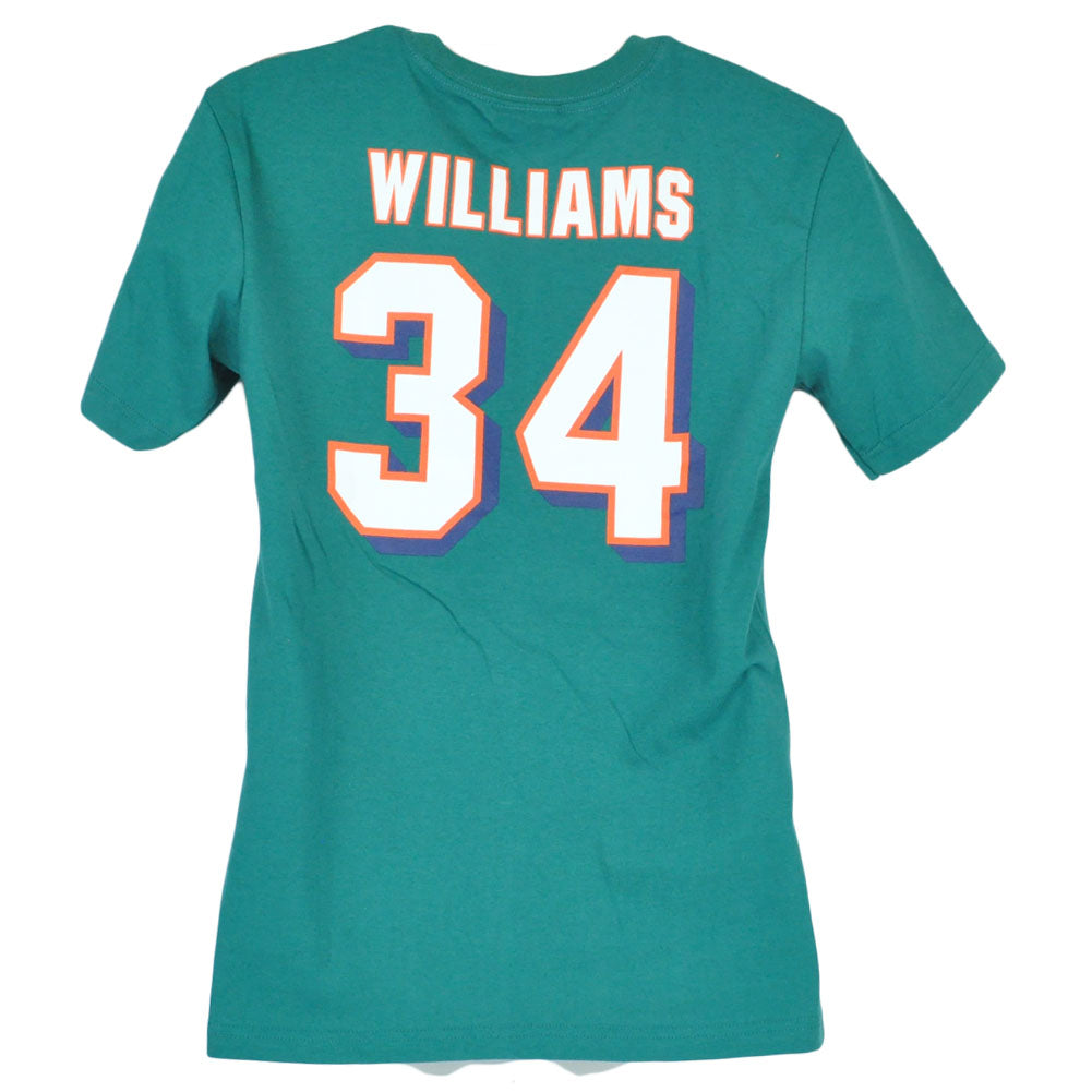 NFL Reebok Miami Dolphins Ricky Williams Youth Kids Tshirt Teal Licensed 8