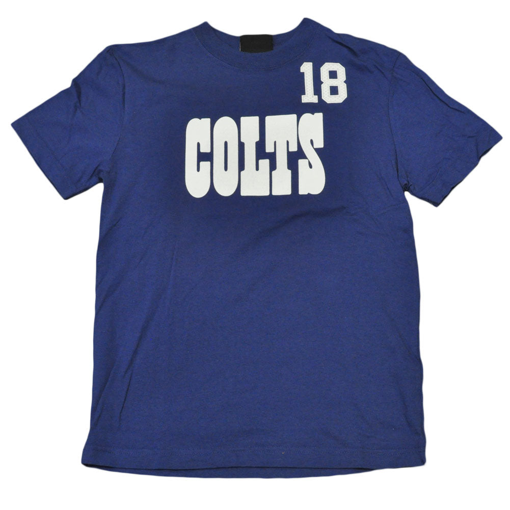NFL Reebok Indianapolis Colts Peyton Manning Tshirt Tee Youth Kids 18/20