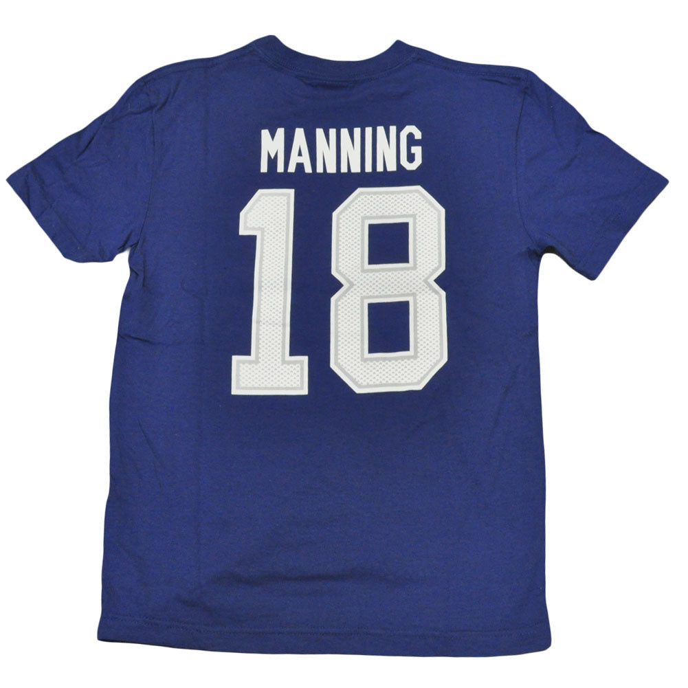 NFL Reebok Indianapolis Colts Peyton Manning Tshirt Tee Youth Kids 18/20